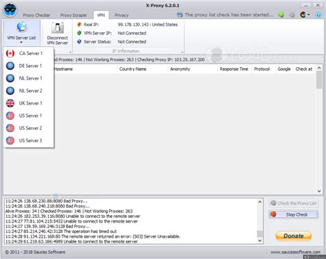 X-Proxy 6.2.0.4 Download Freeware