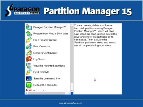 Paragon Partition Manager 17.10.2.5049